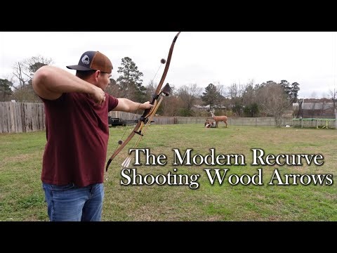 Toelke Chinook Recurve Shooting Wood Arrows