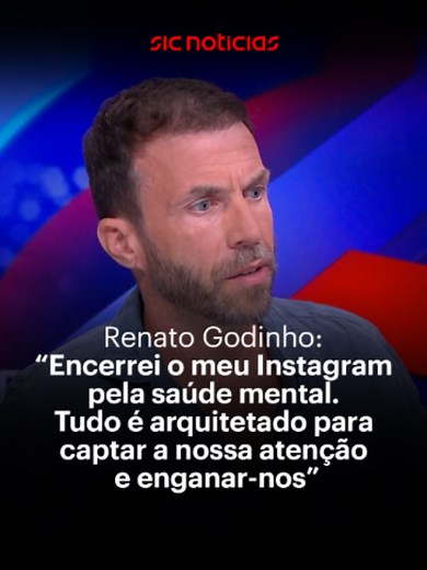 Renato Godinho encerra Instagram pela saúde mental