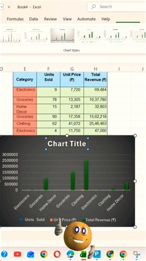 Shortcut key to create chart in excel ✅ | #excelforbeginners #shortfeed #ytshorts #exceltutorial |