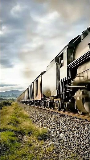 Incredible Locomotive Strength Pulling Long Cargo#train #steamlocomotive #steam