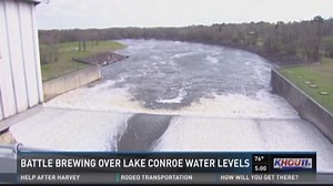 Battle brewing over water levels on Lake Conroe