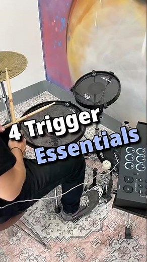 Drummers! Here are 4 Essentials for your bh Trigger Set up! #rtom #rtomblackholes #drumtriggers