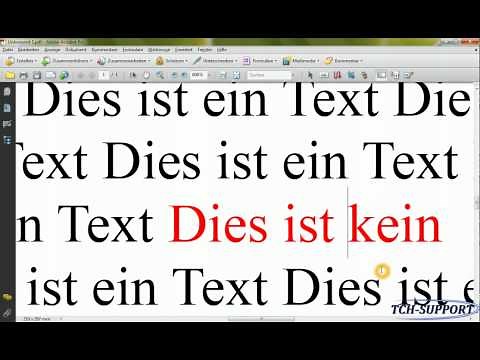 Adobe® Acrobat® : Text ändern/editieren