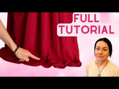 Sewing Deep Dive: Hemming Formal Dress