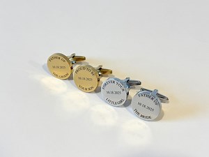 Engraved Father of the Bride Cufflinks: Dad Wedding Gift - Etsy
