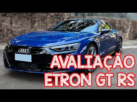 Avaliação Audi E-tron GT RS 2022 - O CARRO MAIS RÁPIDO QUE JÁ FILMEI