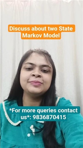Two-State Markov Model Explained Simply | Concepts, Examples & Applications #MarkovModel #Statistics
