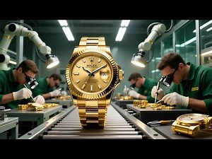 Inside the Rolex Gold Factory: How a $50,000 Watch Is Made (Full Process)