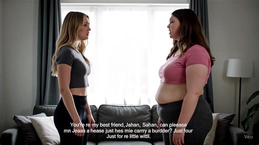 Would You Help Her? #belly #bellyexpansion #ai #weightgain #transformation #fyp #bodyhorror