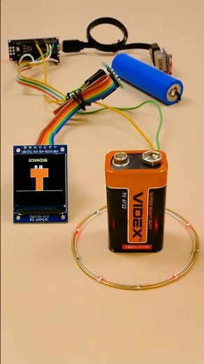 This DIY Scanner Knows Every Battery... Or Does It? ⚠️ #arduino #diy #technologies #experiment