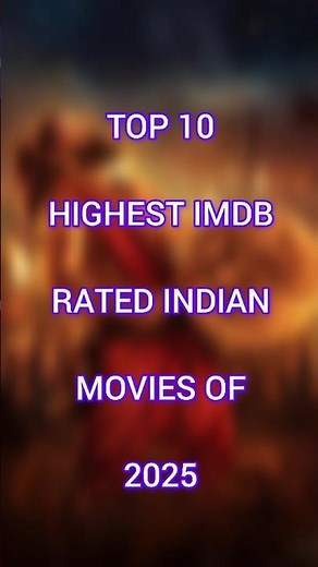 Top 10 Highest IMDB Rated Indian Movies Of 2025 🔥🤯 #shorts