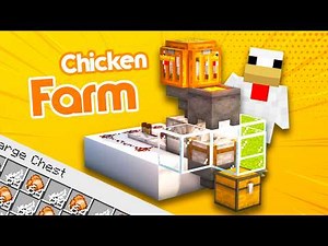 INSANE Minecraft AFK LAVA Chicken Farm You NEED for Your Survival World!