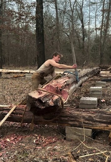 Building a Log Cabin by Hand: Notching Techniques