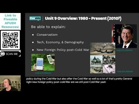 APUSH CRAM – Period 9: Reagan, Cold War & Globalization