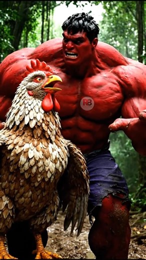 যখন রেড হাল্ক জঙ্গল থেকে বিশাল মুরগি ধরল! 😱 | Red Hulk Funny Story | Marvel Bangla