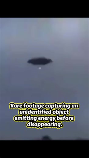 ‼️Rare footage capturing an unidentified object emitting energy before disappearing. #fyp #foryoupage #uap #conspiracytok #tiktok