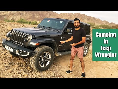 Spent A Night In The 2020 Jeep Wrangler Sahara Unlimited | Camping In The Mountains