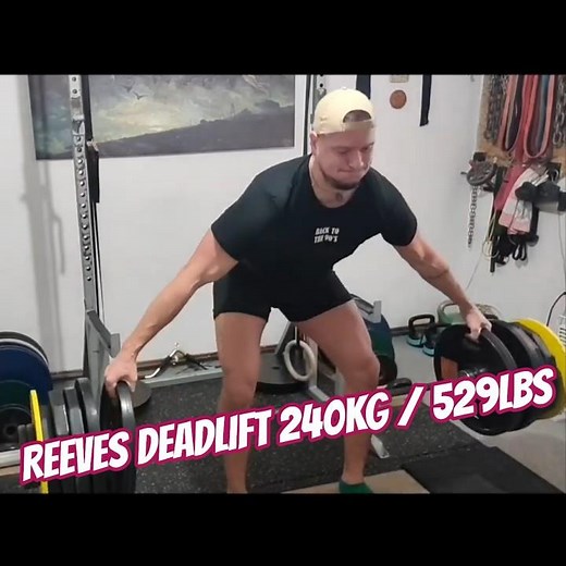 Reeves Deadlift 240kg / 529lbs | Oldschool Power 🔱