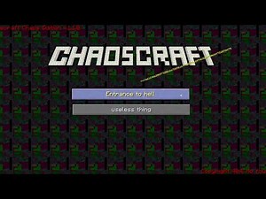 Scary Minecraft Versions: Chaoscraft v1.1.0