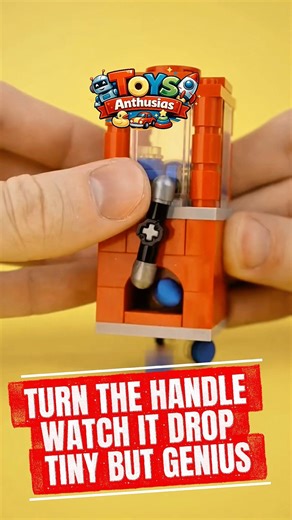 LEGO Mini Vending Machine That Actually Dispenses Tiny Pieces