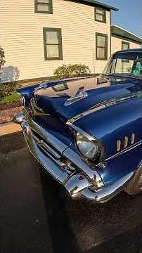 This Blue ’57 Chevy Just Stole Cars & Coffee #trifivechevy #57chevy #1957chevrolet #classicchevy