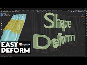 How to Deform Any Mesh in Blender Like a Pro ( No shrinkwrap)
