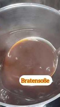 Bratensoße (Jus) 🍖 #rezept ⬇️ *Anzeige #einfacherezepte #schnellerezepte #rezepte #kochen