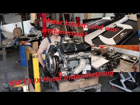 Classic Cars -VW T3 JX Engine Repair- Engine Overhaul on a VW Bus Part 1