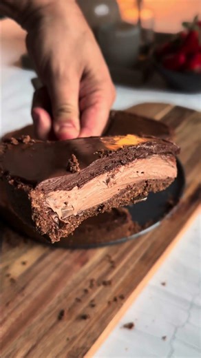 NUTELLA CHEESECAKE on ONLY 5 ingredients #shorts #nutella #cheesecake