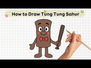 🎨 How to Draw Tung Tung Tung Sahur (Step-by-Step Easy Tutorial)