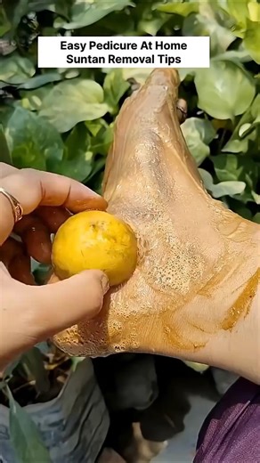 Best Pedicure Tips At Home/ Tan & Dead Skin Remover |#shorts #beauty #hack #tan #dark #viral