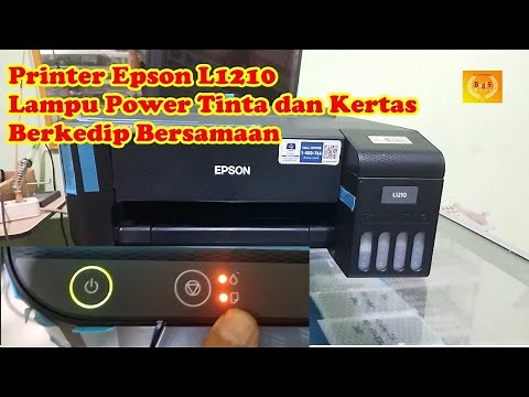Printer Epson L1210 Lampu Power Tinta Dan Kertas Berkedip Bersamaan Error Code 034004