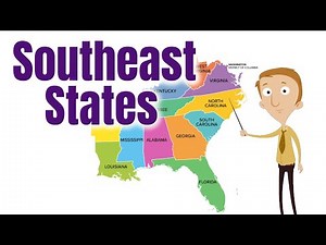 Learn the U.S. States: The Southeast Region