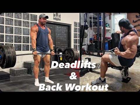 Deadlifts and High Volume Back Workout