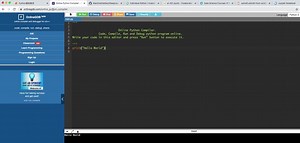 白嫖技巧 之 python 在线 ide 运行环境 人工智能极简编程入门（基于Python）