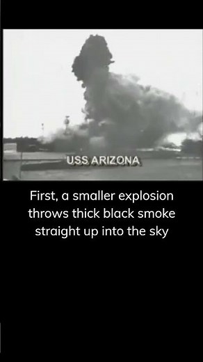 What caused USS Arizona to explode the way she did?