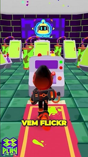 Glitch e Flicker entraram no LABORATÓRIO do ADMIN parte 2 #pkxd #shorts