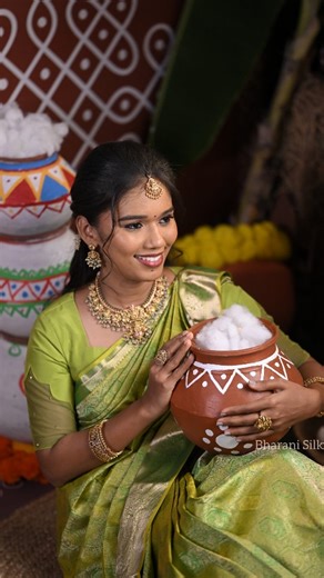 Bharani Silks on Instagram: "💚 Trending Green Silk Saree Model Shoot | Bharani Silks 💚 Where tradition meets modern elegance ✨ Presenting our Trending Green Silk Saree, showcased in a stunning model shoot 💚 Perfect for weddings, festive occasions, and special celebrations. Rich silk texture, premium weaving, and an elegant finish — only at Bharani Silks 🧵 🛍️ Visit our store for a wide range of premium sarees at unbeatable prices. 📞 Contact: +91 8300288725 📍 Store Address: Bharani silks,69