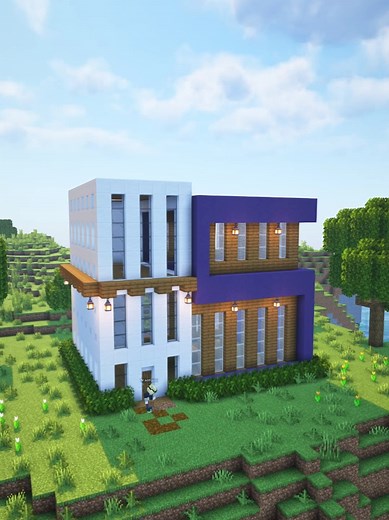 Building a Modern House in Minecraft Tutorial