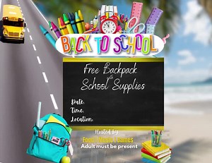 Back to School Flyer, Digital Flyer, Event Flyer, Editable Flyer, Editable Template - Etsy