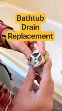 EZ Bathtub Drain Replacement — Complete Install in Under 3 Minutes! 👨‍🔧🛁