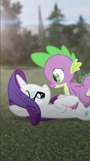 Peaceful #sparity #spike #rarity #mlp #animation #trainz #shorts