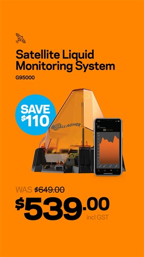 💧 Eliminate manual tank checks – focus on what truly matters. With Cellular and Satellite Liquid Monitoring Systems, you’ll always know your water levels, no matter where you are. “You always think you’ll check it when you drive past, but you rarely do." - Sam Waugh For Sam, installing the Gallagher Satellite Liquid Monitoring System has been a game-changer. The system provides up to four level readings daily, ensuring he stays informed throughout the day. “On farm, there are never enough hours