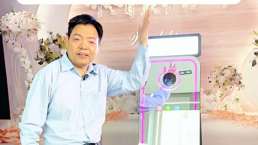 Small moveable magic mirror photo booth, with strong interactivity!#photobooth