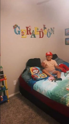 Gerardson's Super Mario Bedroom. #supermario #youtubeshorts #supermariobros #fyp #gerardson
