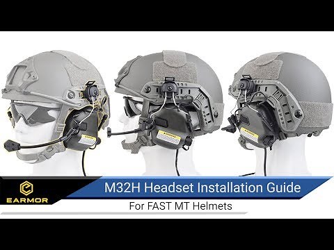 Earmor M32H FAST Helmet Headset Installation Guide