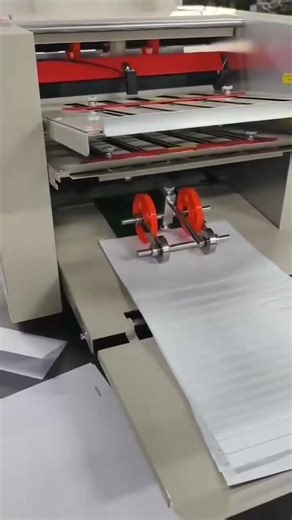 paper folding machine Operational Demonstration 4