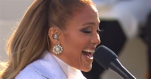 Jennifer Lopez Belts 'Let's Get Loud' In Middle Of Biden Inauguration Performance