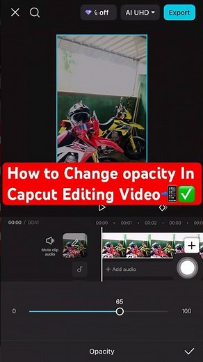How to Change opacity In Capcut Editing Video📲✅ #capcut #iphone #opacity #change #tutorial