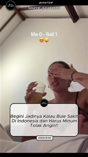 Begini Kalau Bule Sakit di Indonesia dan Harus Minum Tolak Angin!! #trend #usa #viral #bali #world
